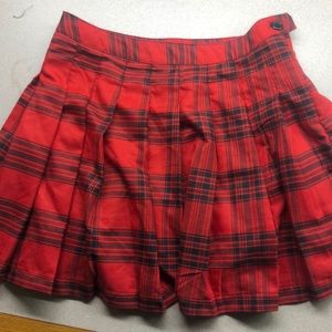 Plaid skirt